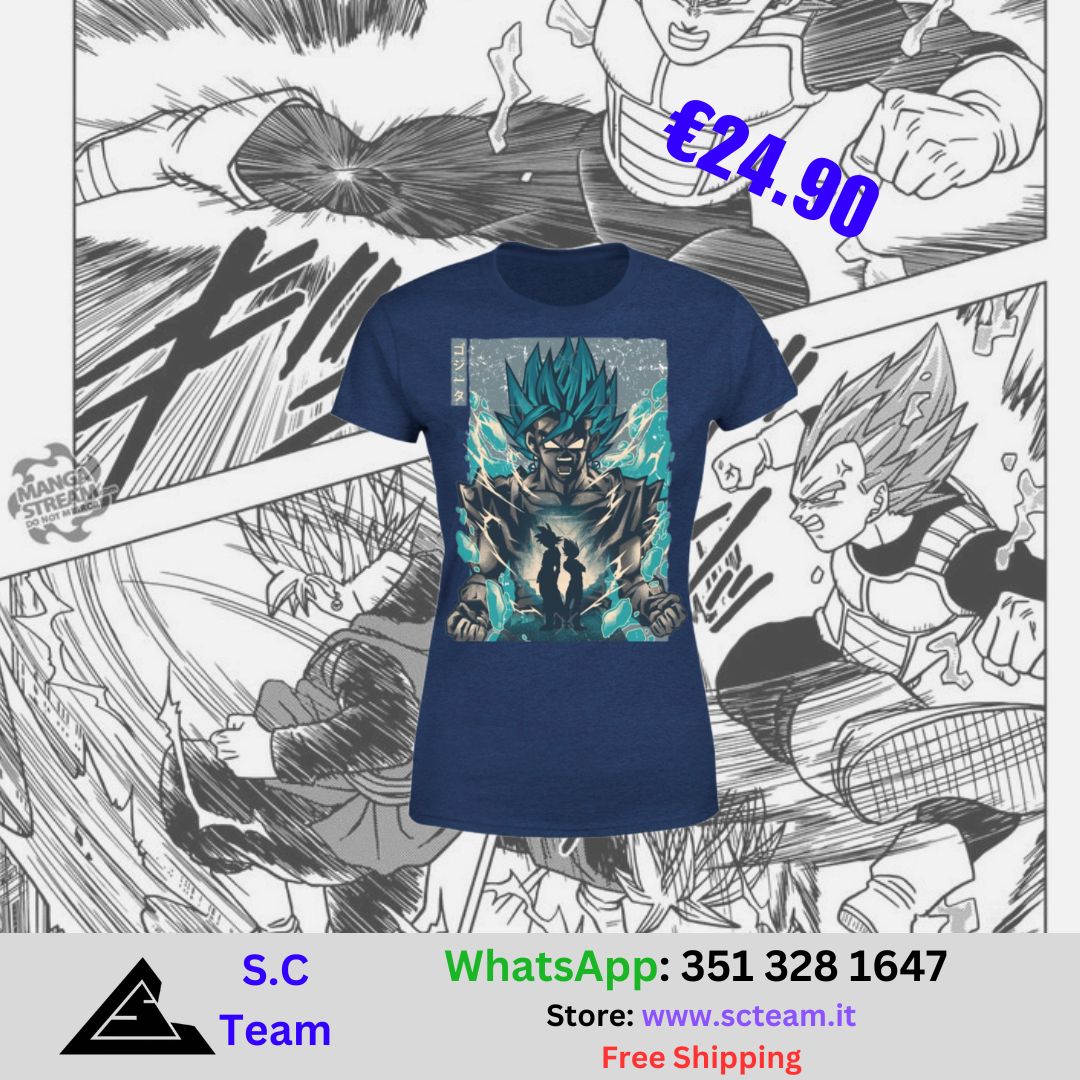 T-Shirt Donna Vegeth SSj Blue