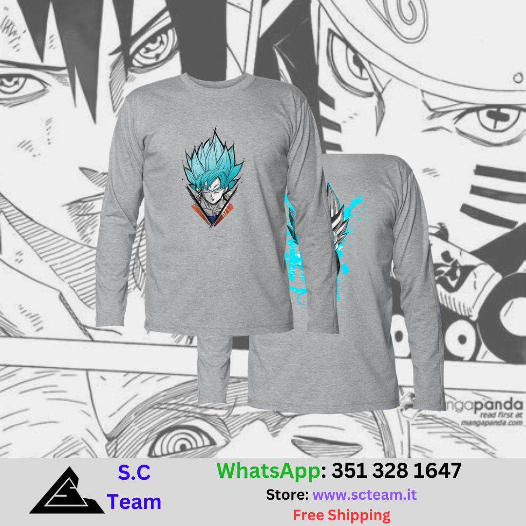 T-Shirt manica lunga SSj Blue