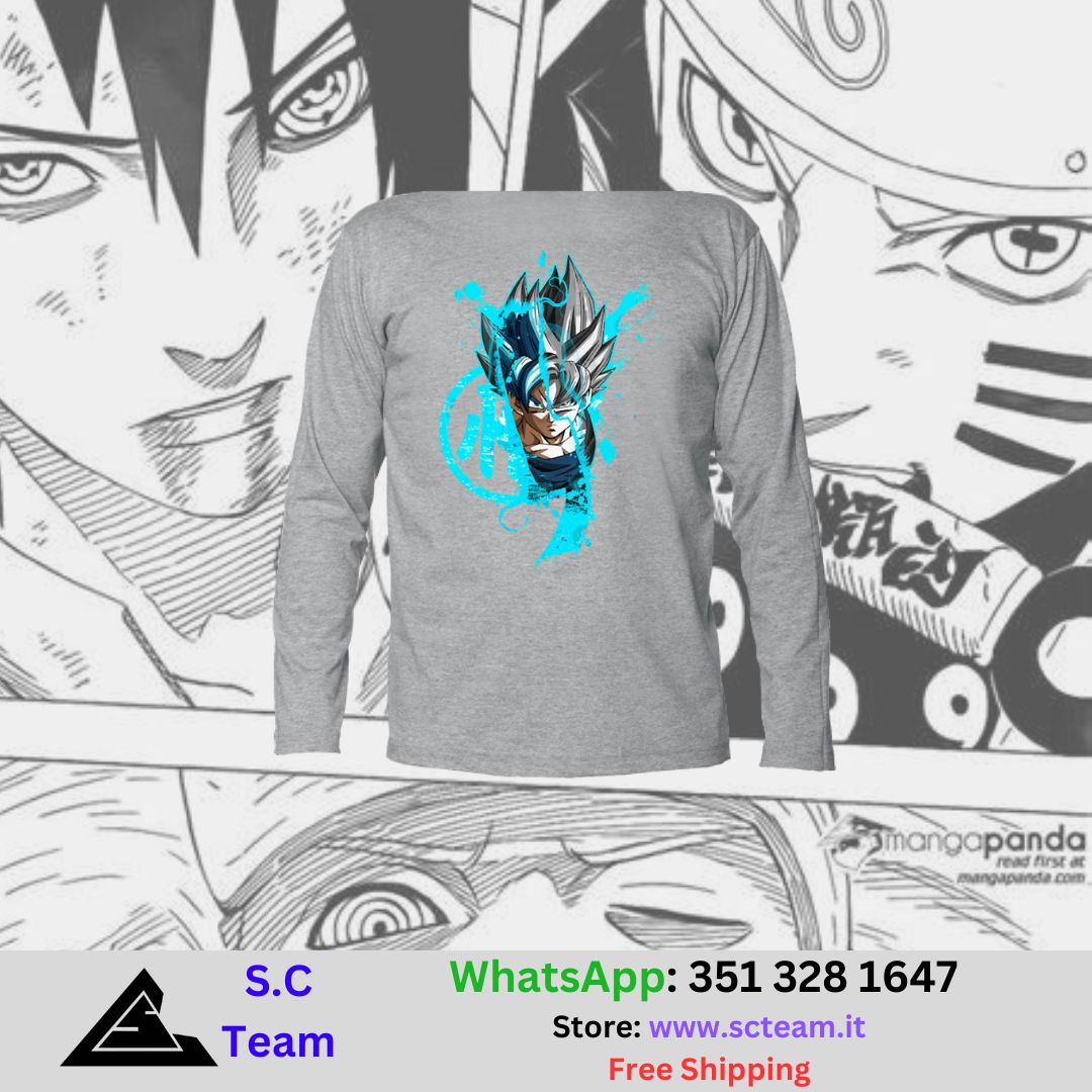 T-Shirt manica lunga SSj Blue