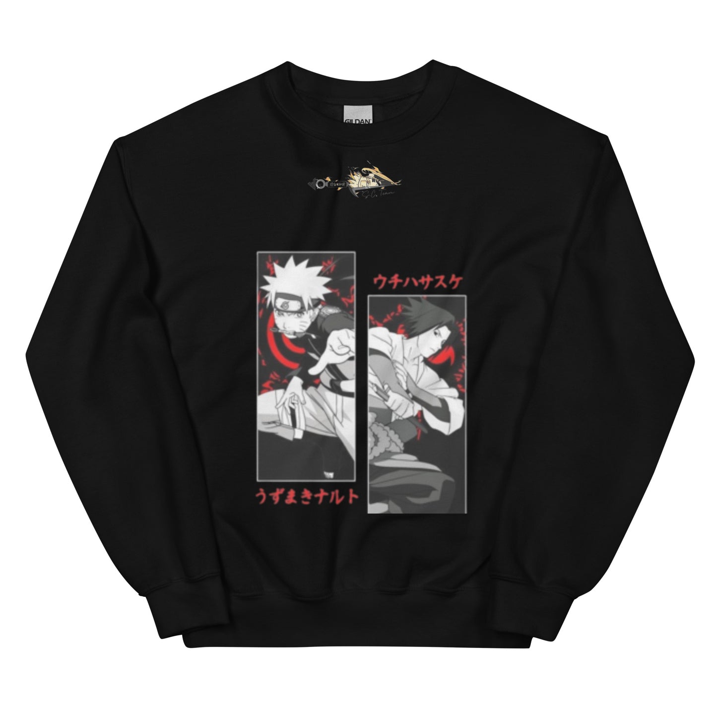 Felpa Naruto Shippuden – Design Naruto & Sasuke, Stile Streetwear