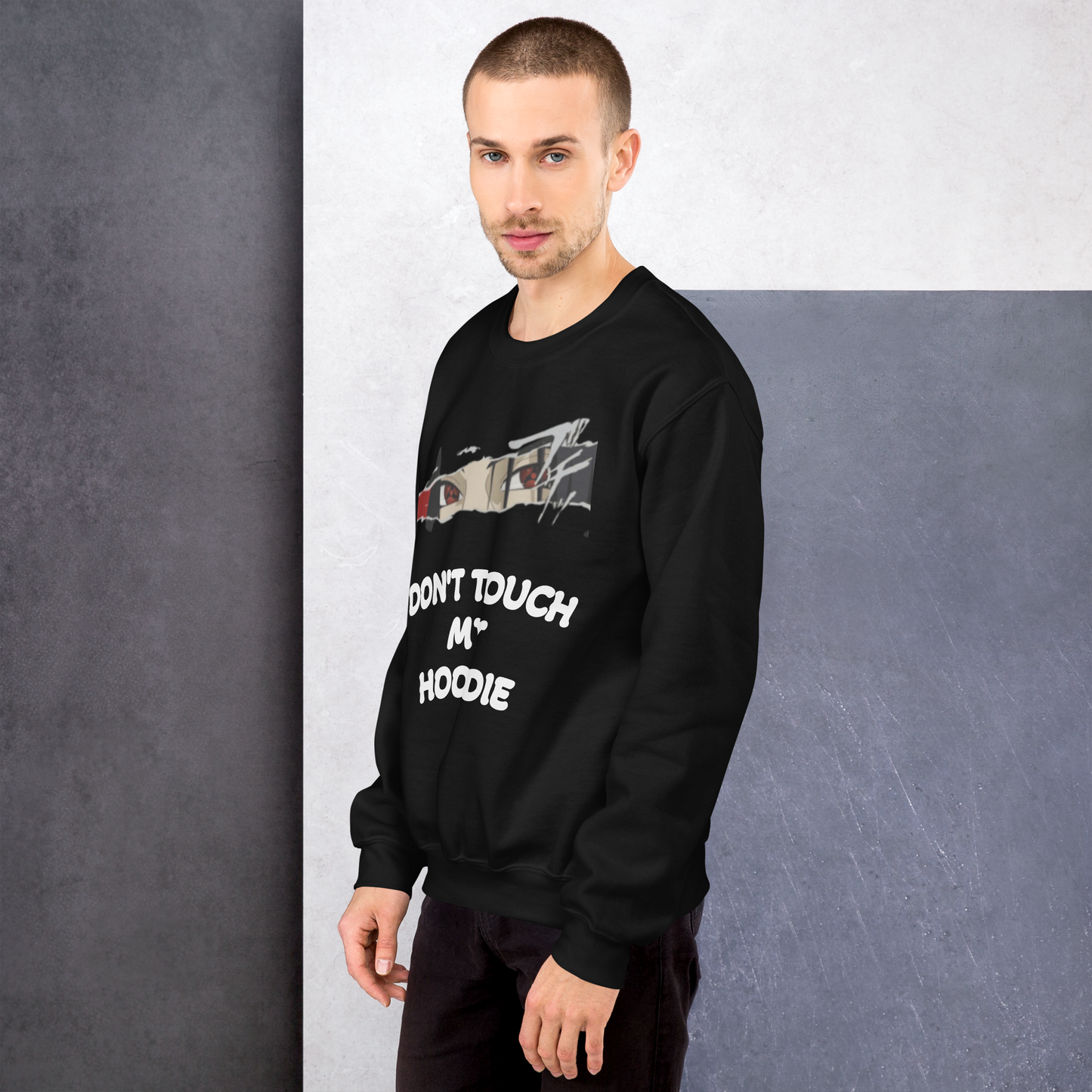 Felpa Don’t Touch My Shirt – Stile Ironico Naruto e Streetwear Unisex