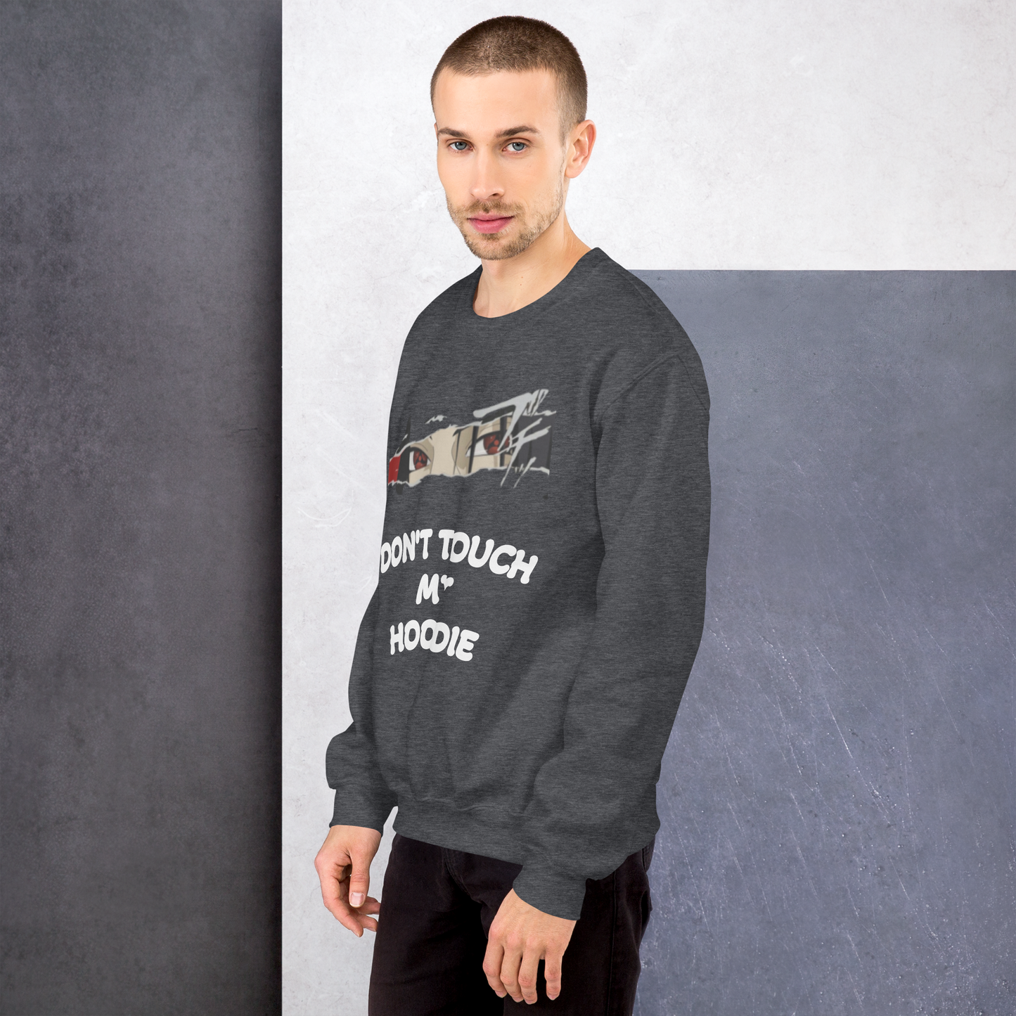 Felpa Don’t Touch My Shirt – Stile Ironico Naruto e Streetwear Unisex