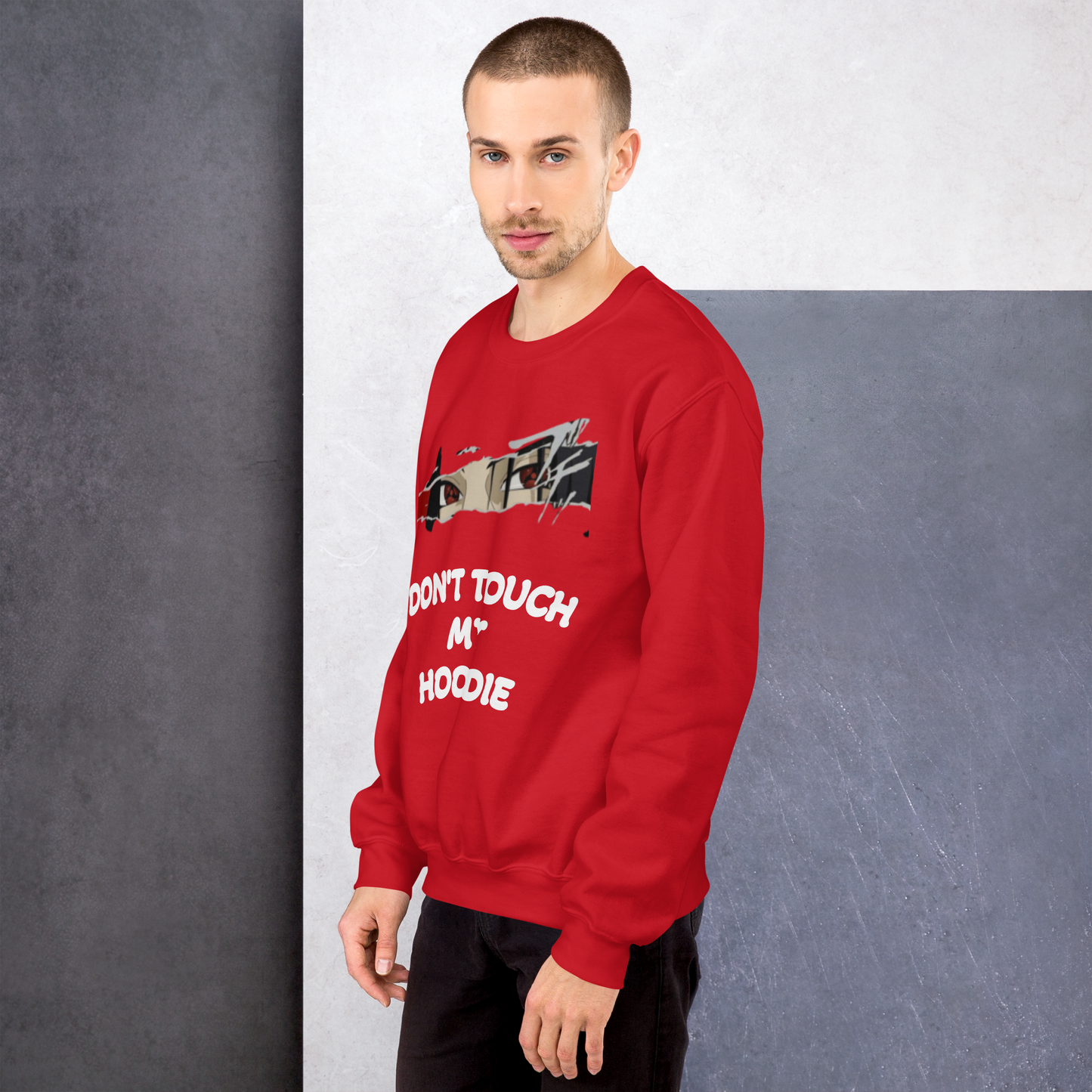 Felpa Don’t Touch My Shirt – Stile Ironico Naruto e Streetwear Unisex