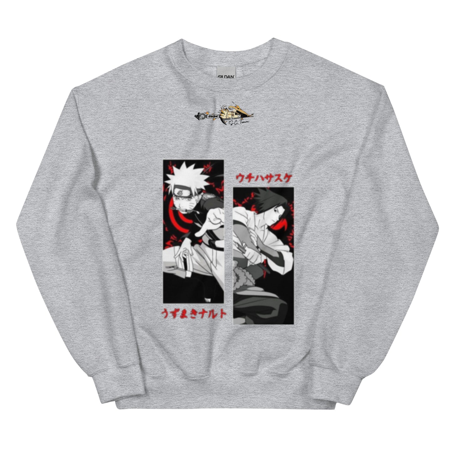 Felpa Naruto Shippuden – Design Naruto & Sasuke, Stile Streetwear