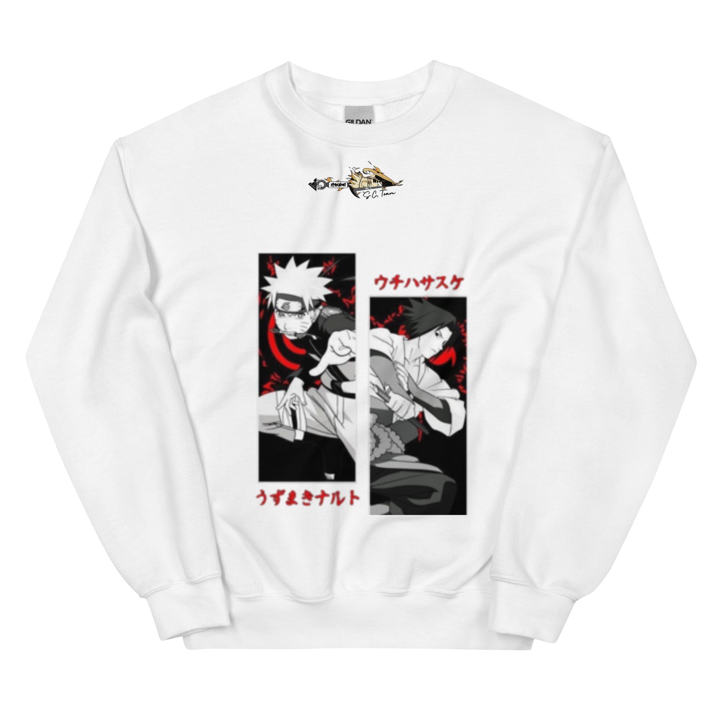 Felpa Naruto Shippuden – Design Naruto & Sasuke, Stile Streetwear