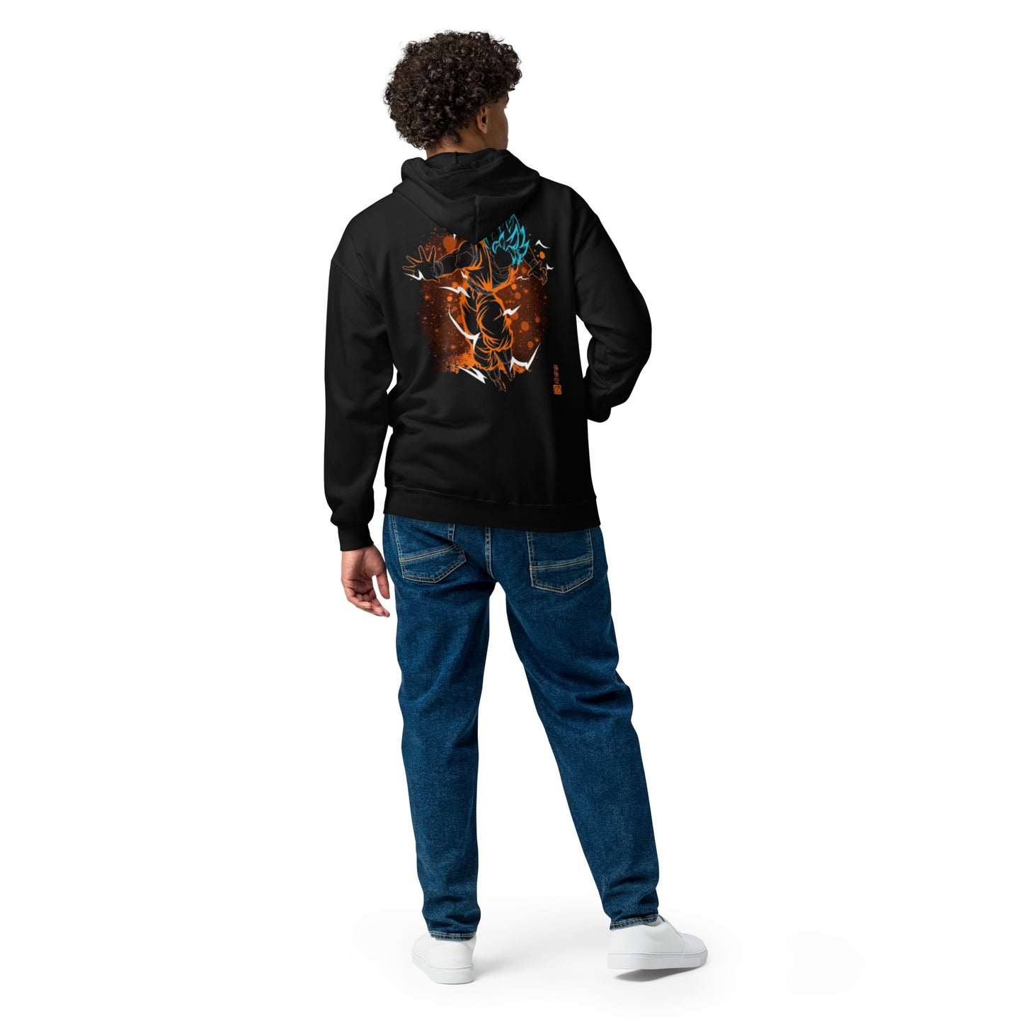 Felpa con zip Premium Goku SSj Blue