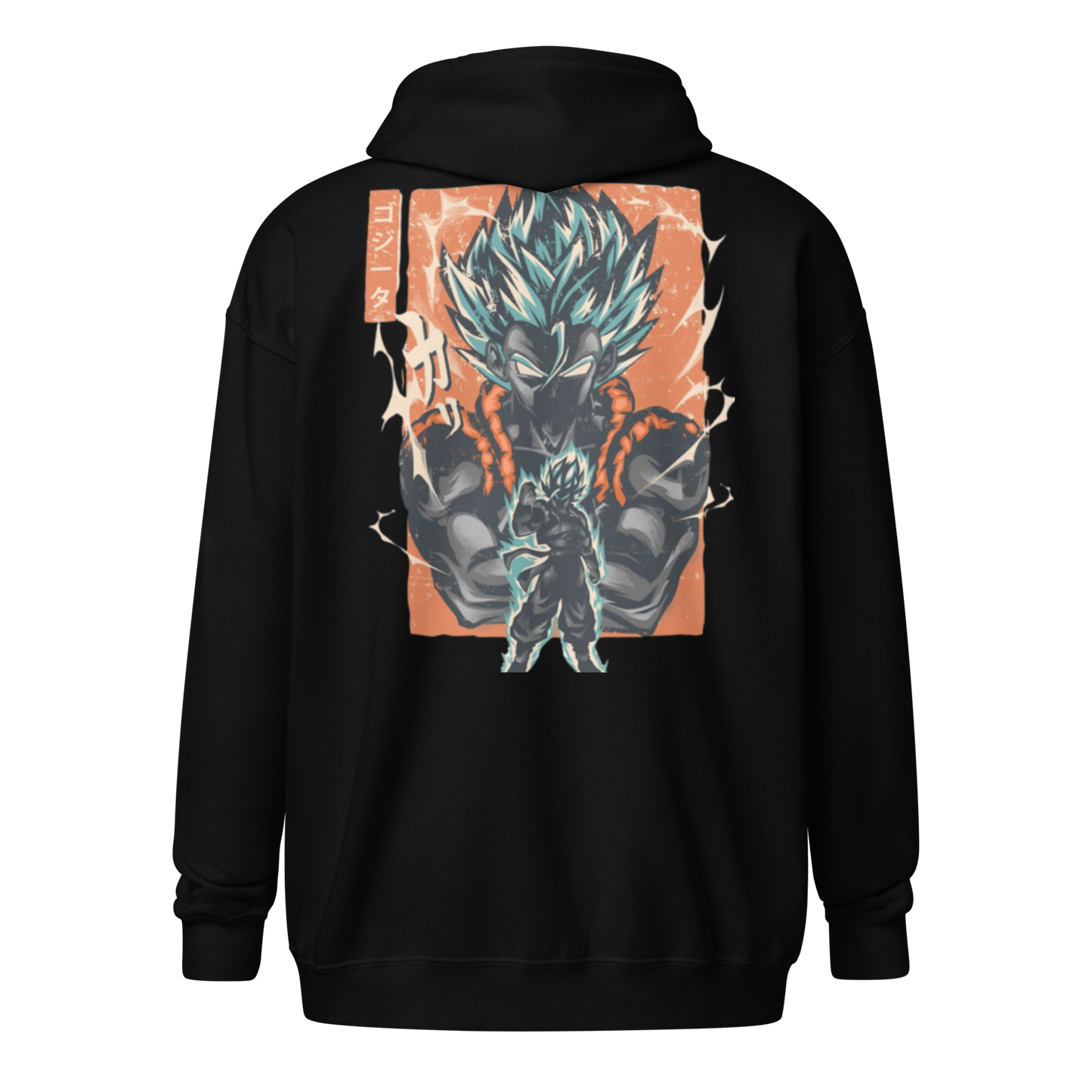 Felpa con Zip Gogeta Blue – Abbigliamento Anime Super Saiyan Blue