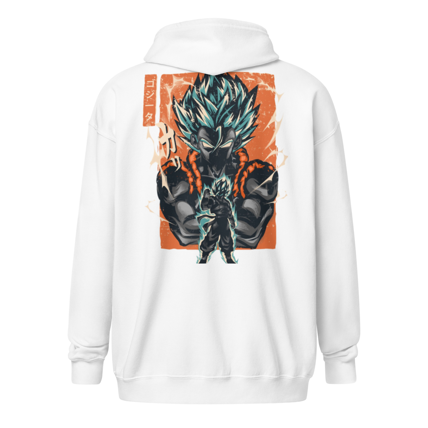 Felpa con Zip Gogeta Blue – Abbigliamento Anime Super Saiyan Blue