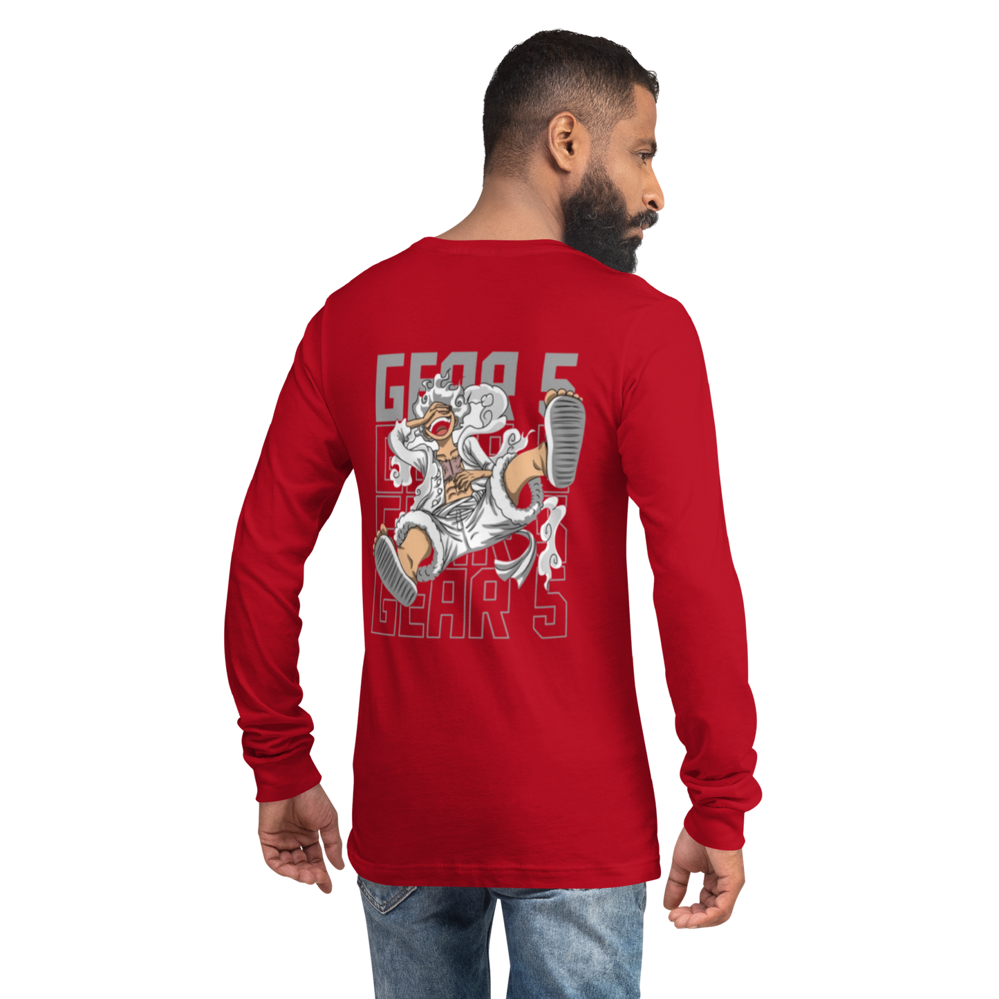 T-shirt Manica Lunga Anime – Look Casual con il Capitano Luffy Gear 5
