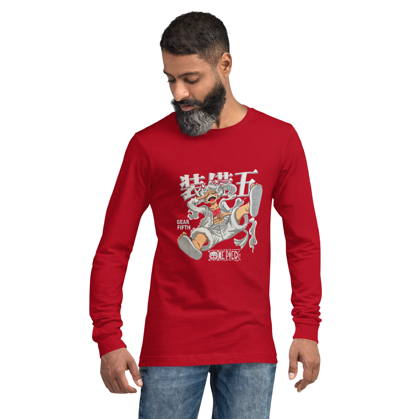T-shirt Manica Lunga Anime – Look Casual con il Capitano Luffy Gear 5