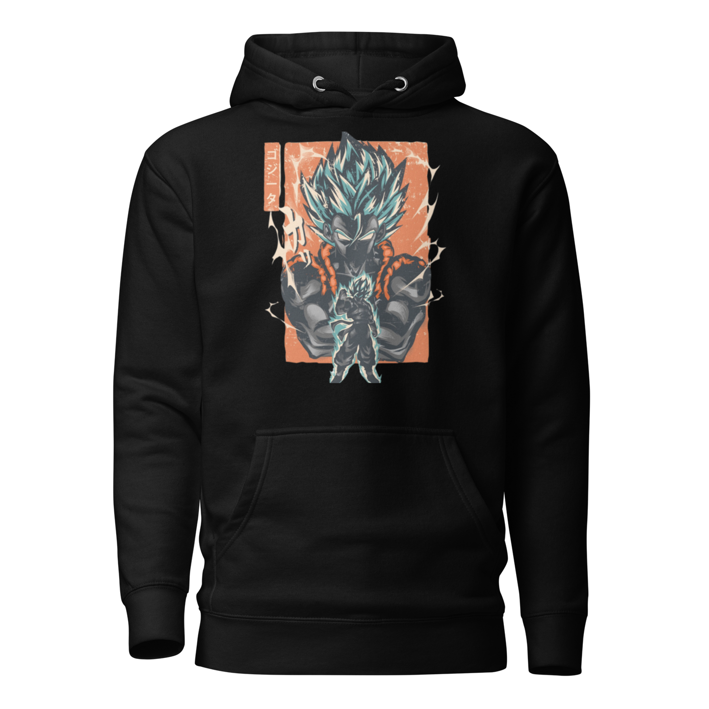 Felpa Fusion Gogeta Blue – Stile Streetwear per Appassionati DB Super