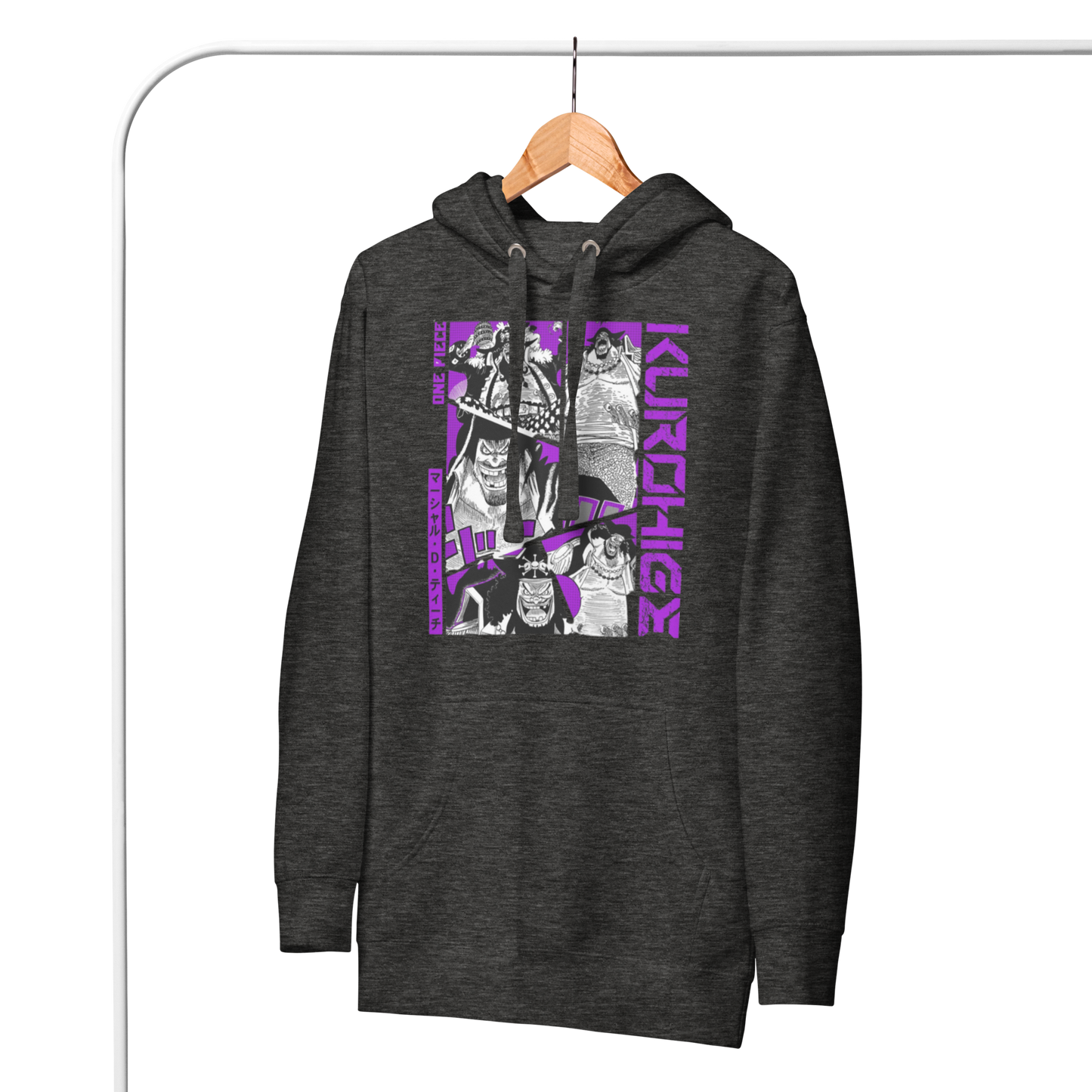Kurohige Felpa con cappuccio One Piece