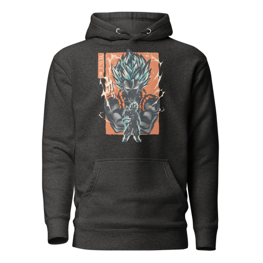 Felpa Fusion Gogeta Blue – Stile Streetwear per Appassionati DB Super