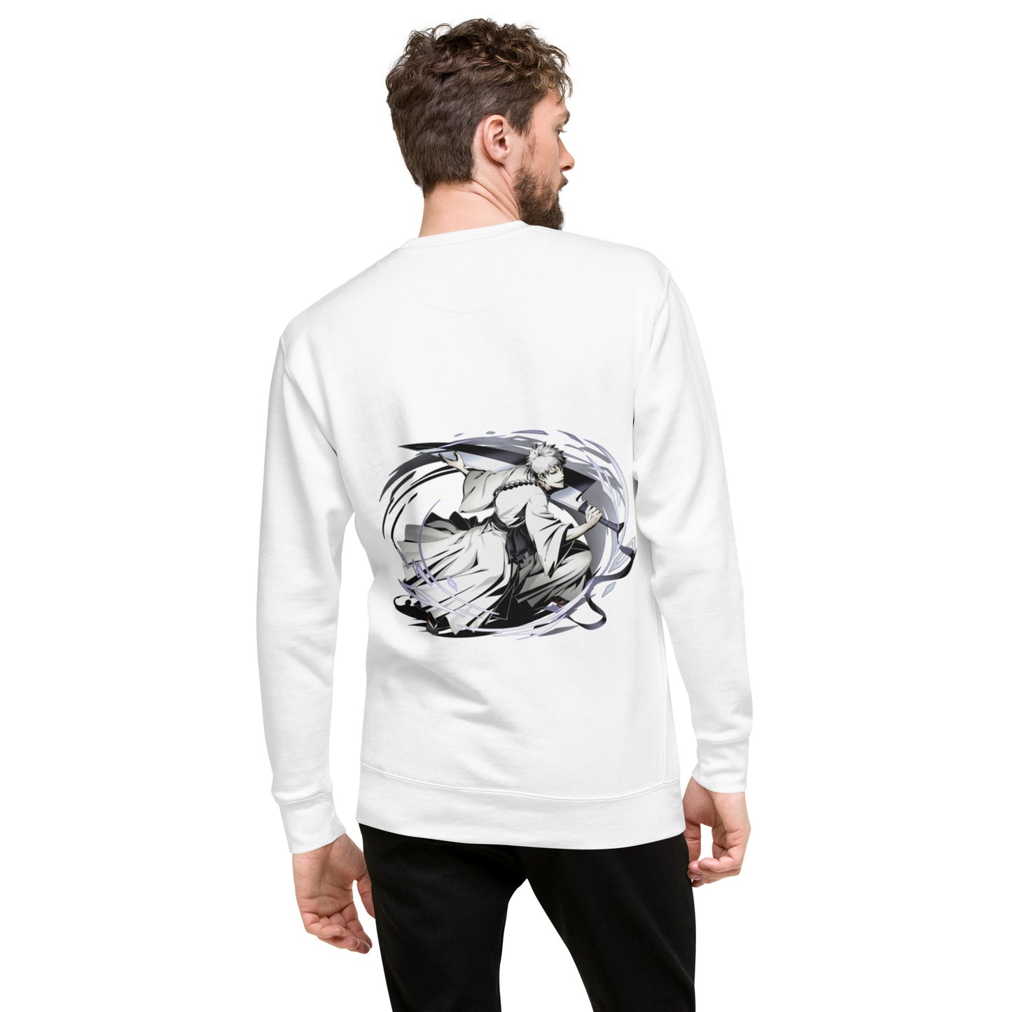 Felpa Zangetsu – Abbigliamento Anime Bleach con Spada Iconica
