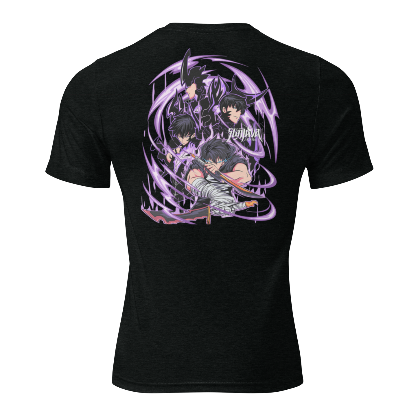 1- T-shirt Solo Leveling - Edizione Sung Jin-Woo epica