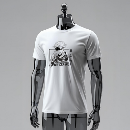 T-shirt Jujutsu Kaisen – Design Iconico di Gojo Satoru