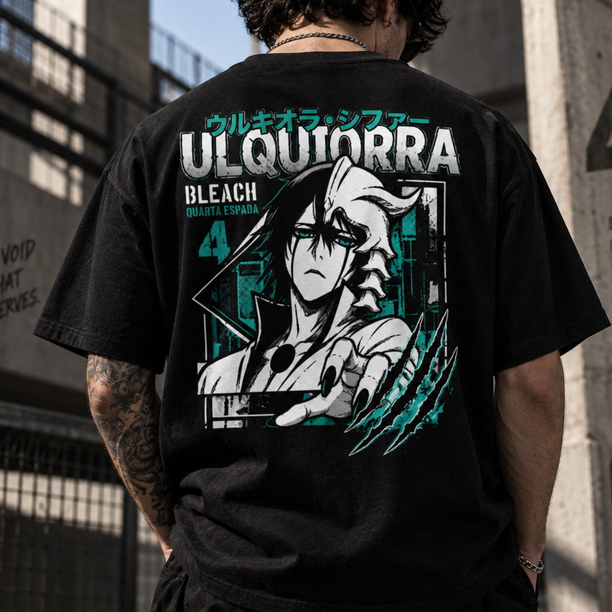 1- Ulquiorra Cifer T-shirt -  Quarta Espada Anime Bleach