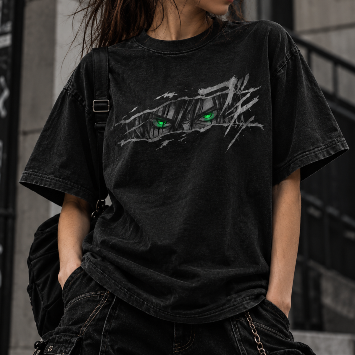 1- Eren Titan T-shirt - Anime Attack on Titan