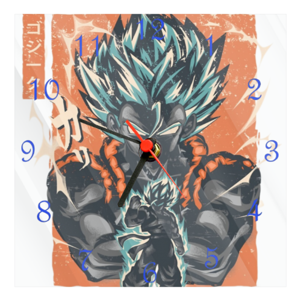 Orologio  da muro Gogeta SSj Blue