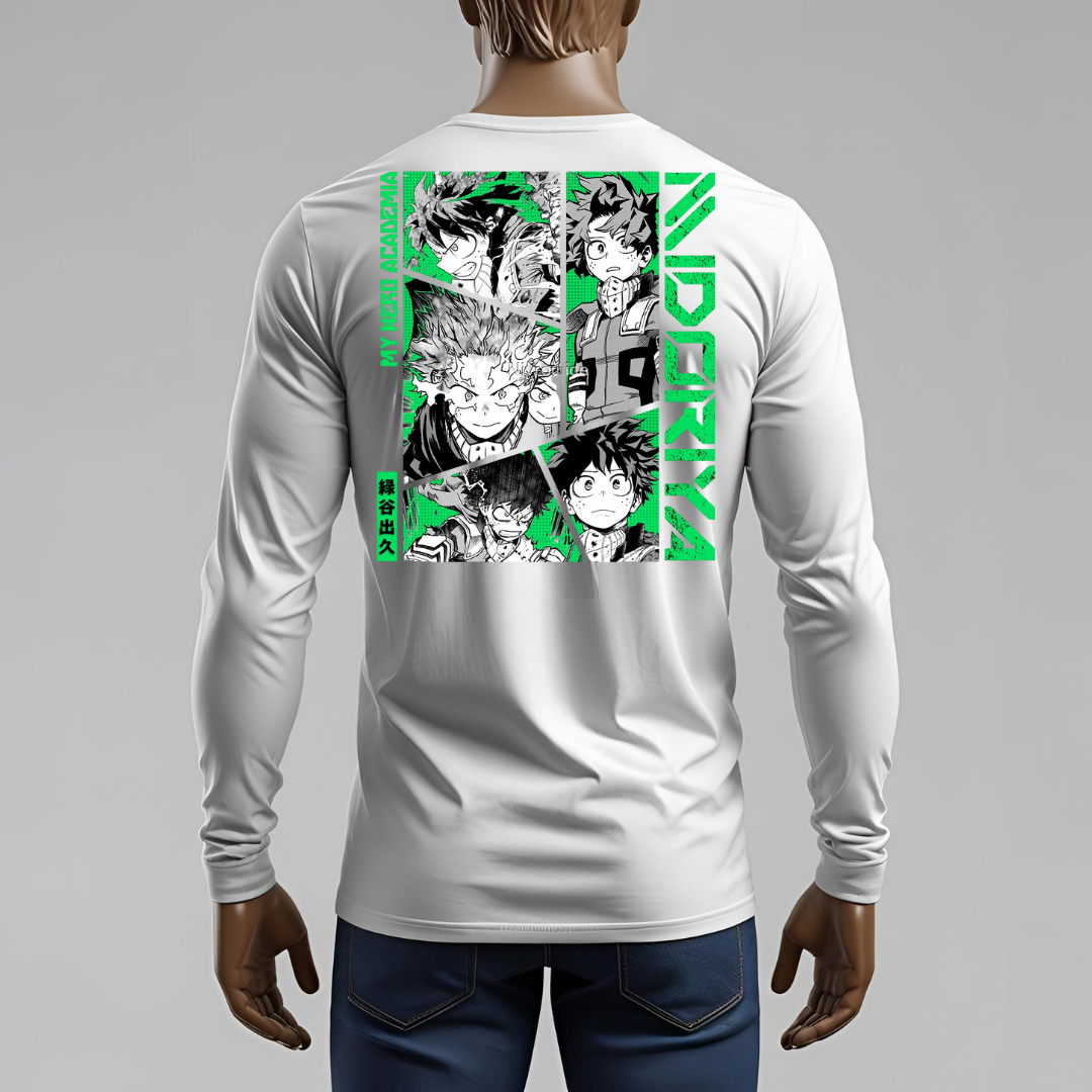 T-shirt My Hero Academia – Izuku Midoriya in Versione Streetwear