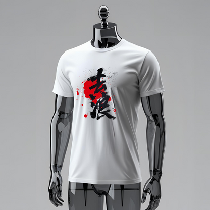 T-shirt con Kanji Giapponesi – Maglietta Unisex Stile Nipponico