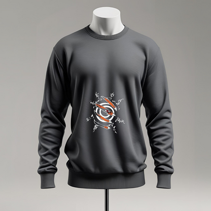 Felpa Naruto Sigillo Quadrangolare – Abbigliamento Anime con Simbolo del Jinchūriki