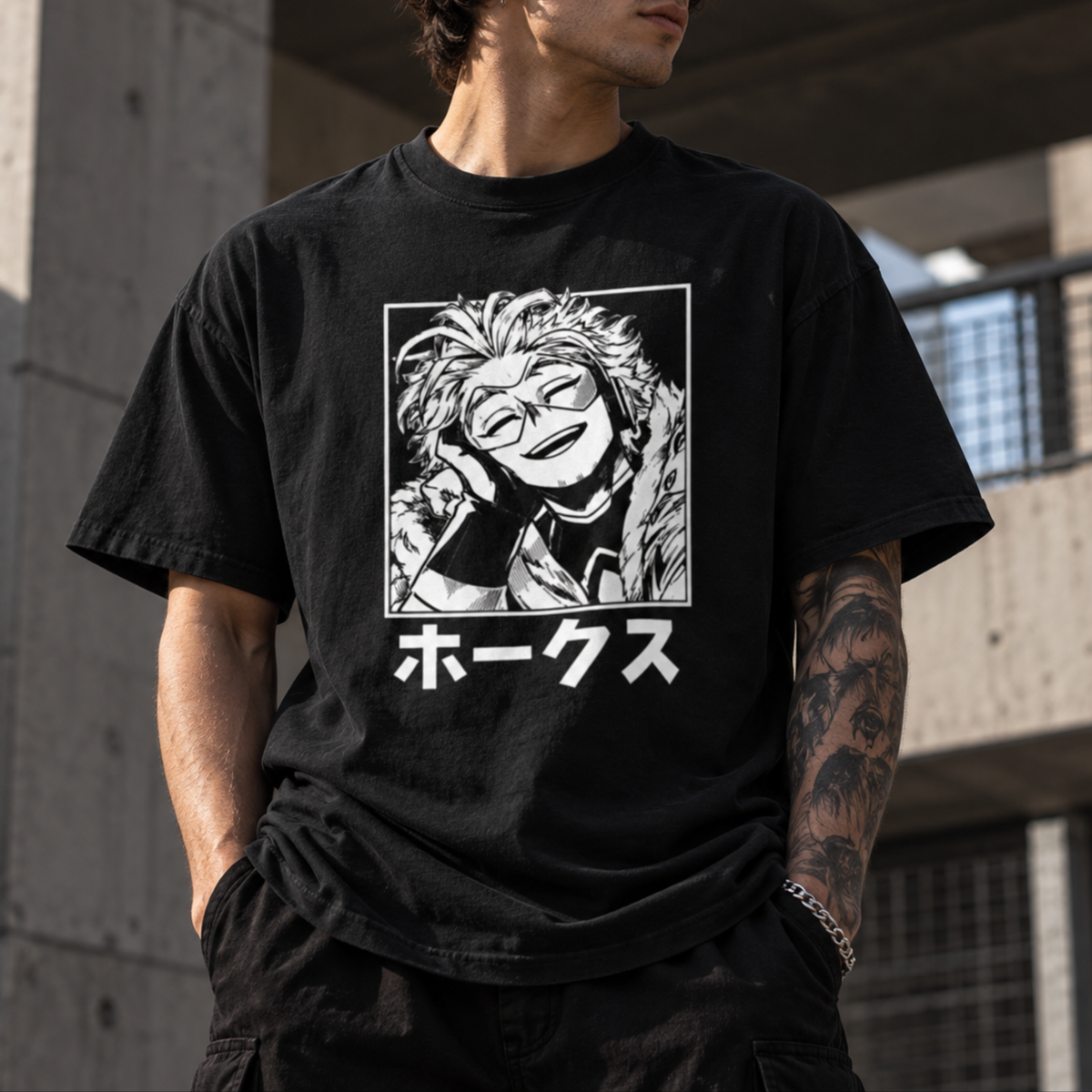 1 Hawks T-shirt - Unisex Anime My Hero Academia