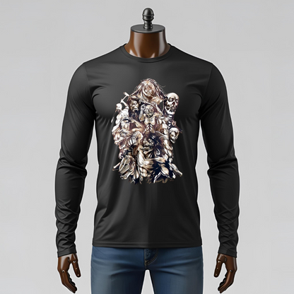 T-shirt Lunga Attack on Titan – Outfit Casual per Otaku