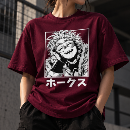 1 Hawks T-shirt - Unisex Anime My Hero Academia