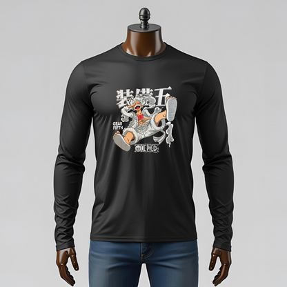 T-shirt Manica Lunga Anime – Look Casual con il Capitano Luffy Gear 5