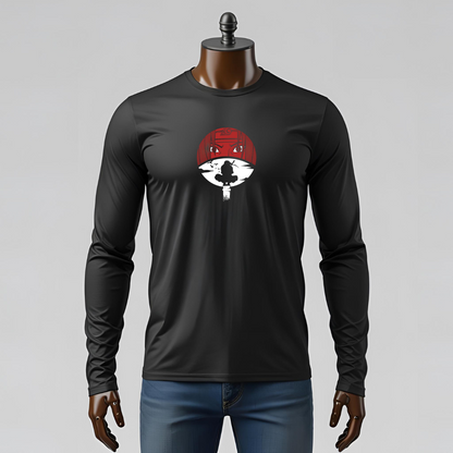 T-shirt Sharingan Uchiha lunga – Abbigliamento Streetwear per Fan