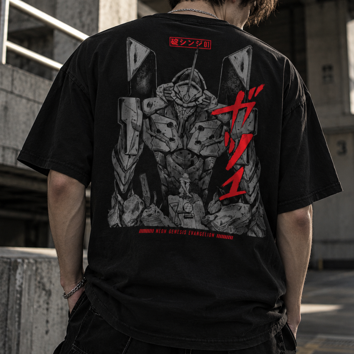 1- Eva 01 T-shirt - Unisex Anime Evangelion