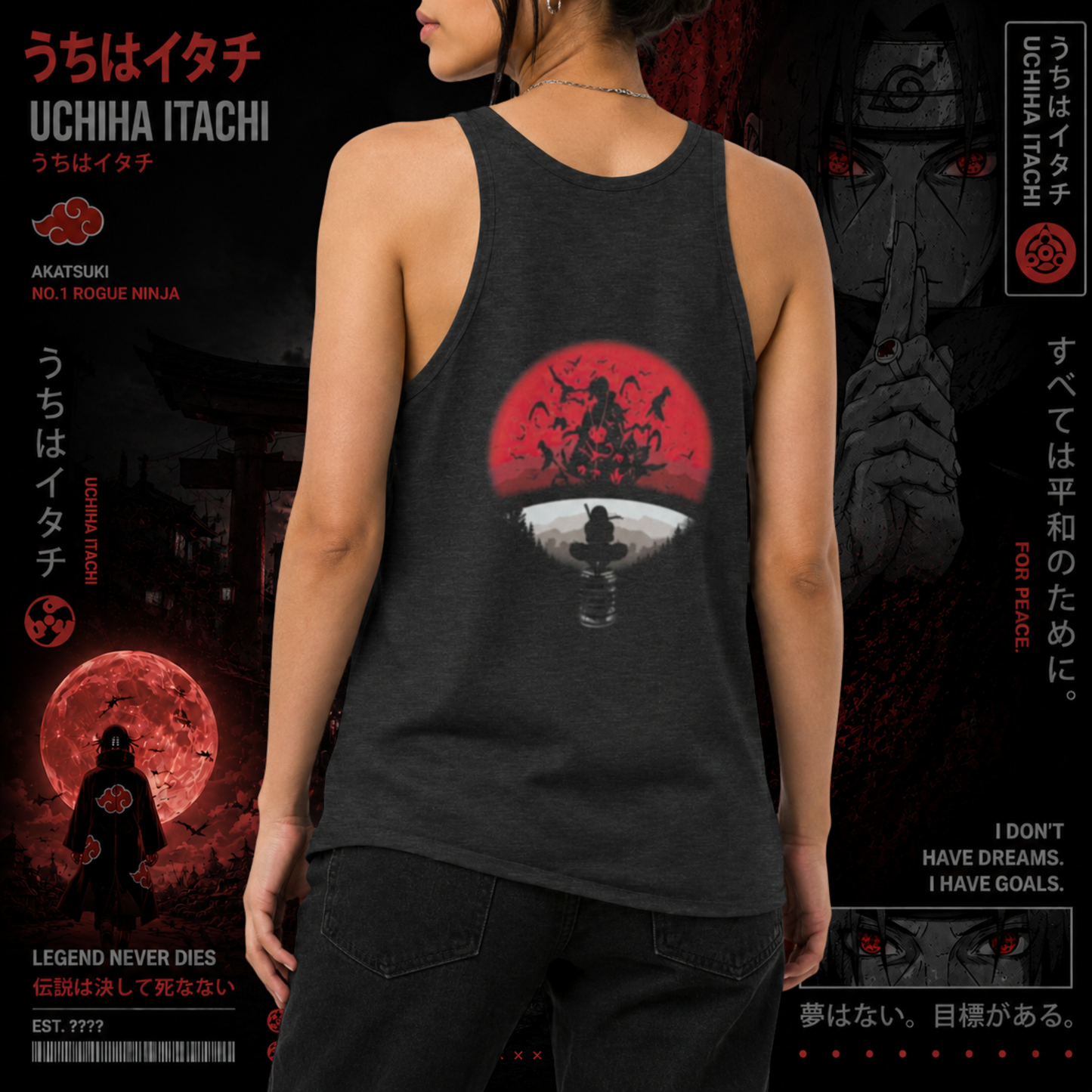 1Canotta Itachi Uchiha – Unisex Anime Clan Uchiha