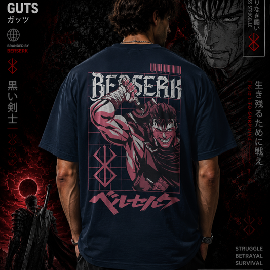 1-Guts T-shirt - Unisex Anime Berserk