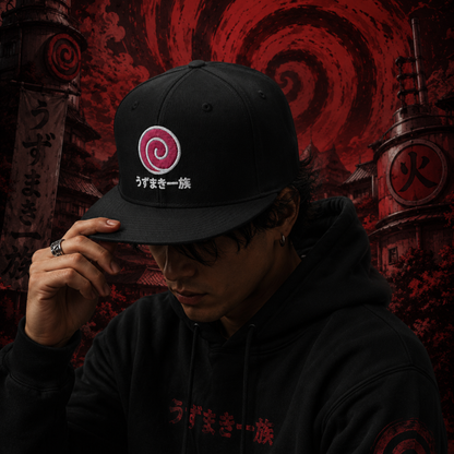 1-Cappello Clan Uzumaki -  snapback Unisex Anime Naruto