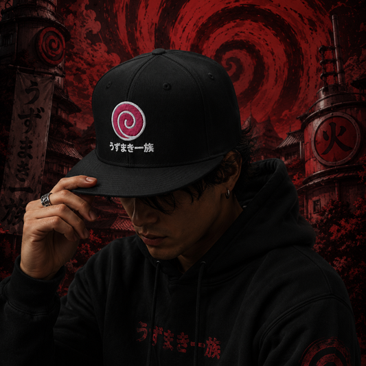 1-Cappello Clan Uzumaki -  snapback Unisex Anime Naruto