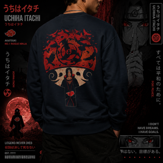 1Itachi Uchiha Felpa - Swatshirt  Anime Naruto