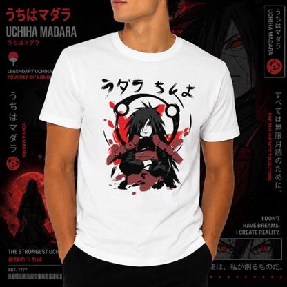 1Madara Uchiha T-Shirt - Unisex Anime Naruto Shippuden