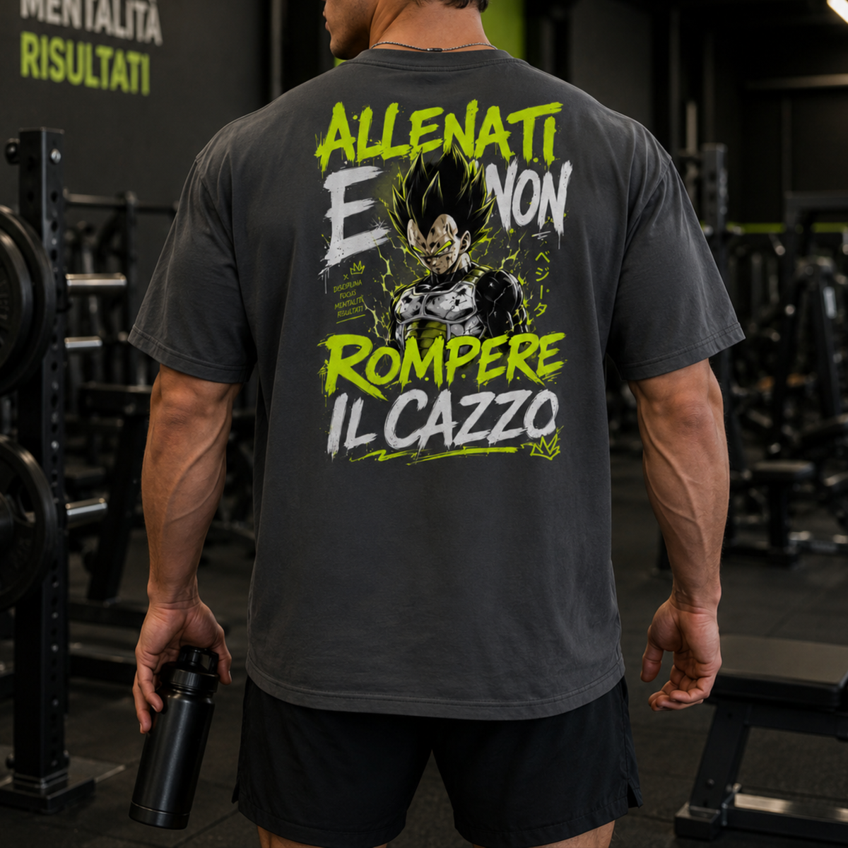 1T-shirt oversize Vegeta - Unisex Palestra