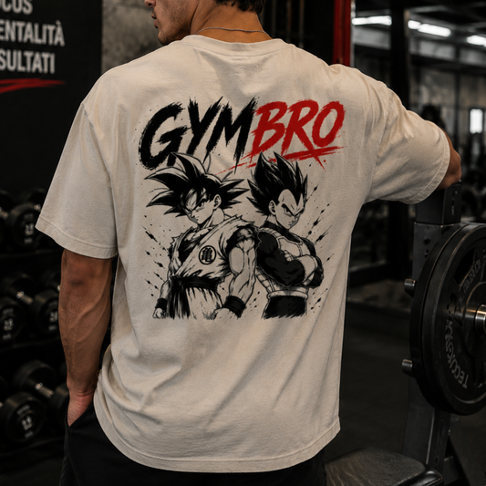 1GymBro T-shirt - Oversize Unisex Dragon Ball
