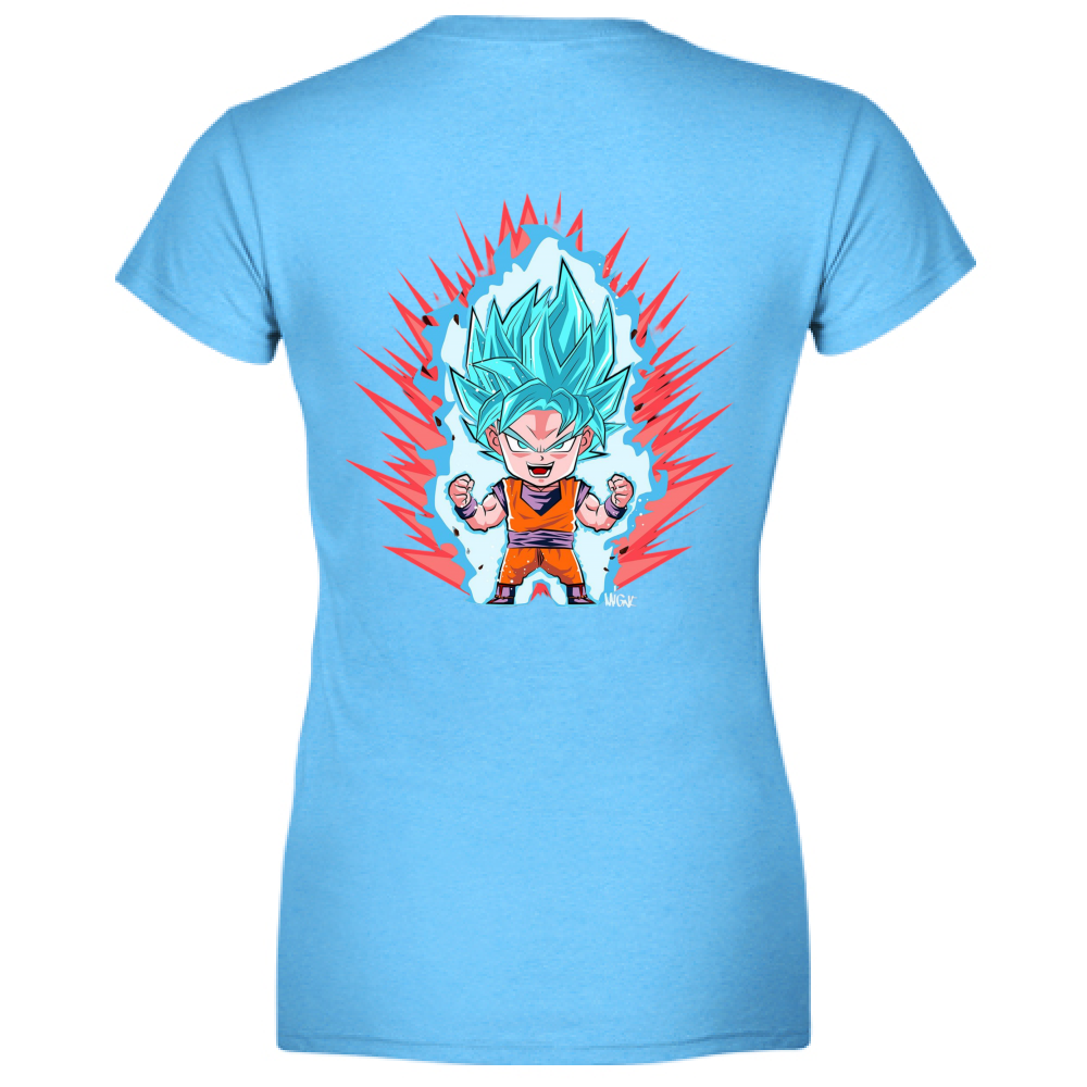 T-Shirt Donna Goku SSj Blue