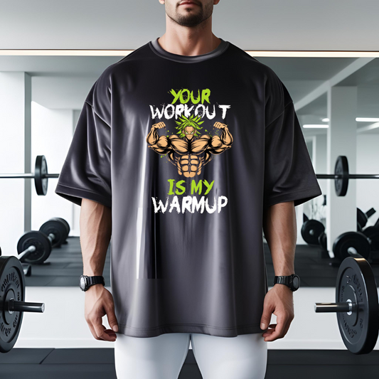1- T-shirt sbiadita oversize Broly
