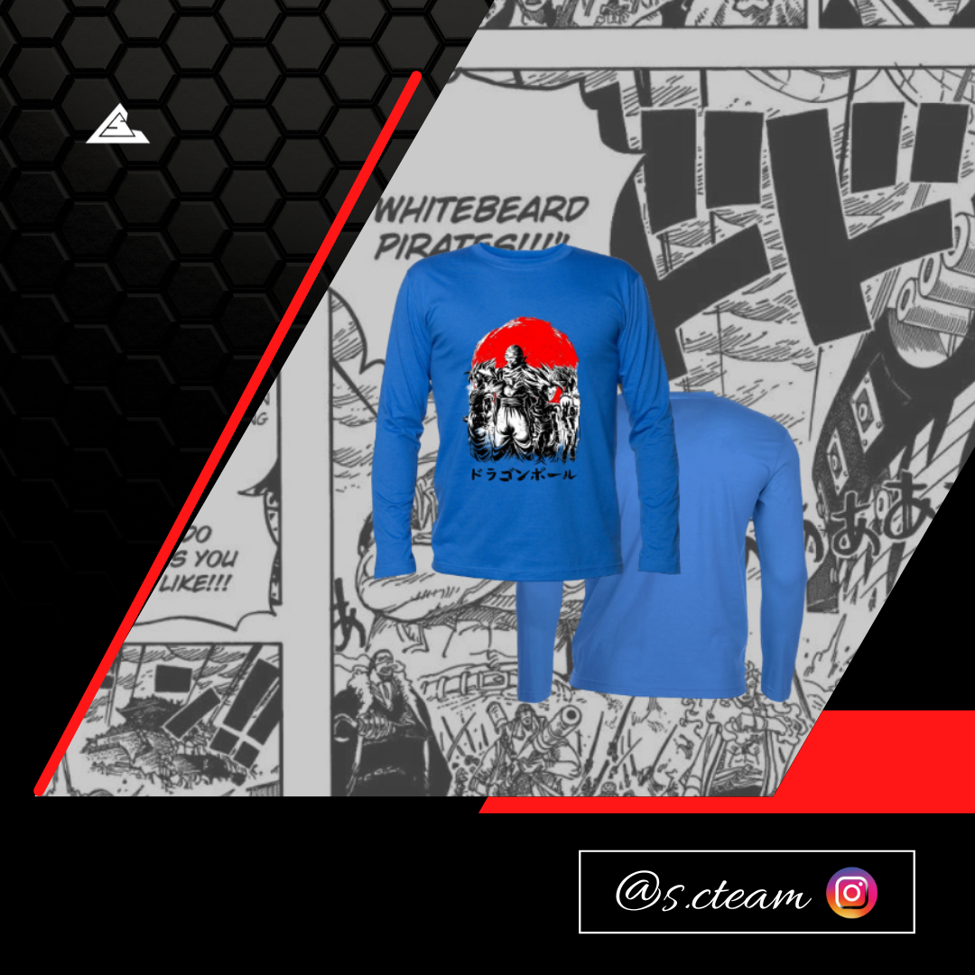 T-Shirt Manica Lunga Guerriera Z