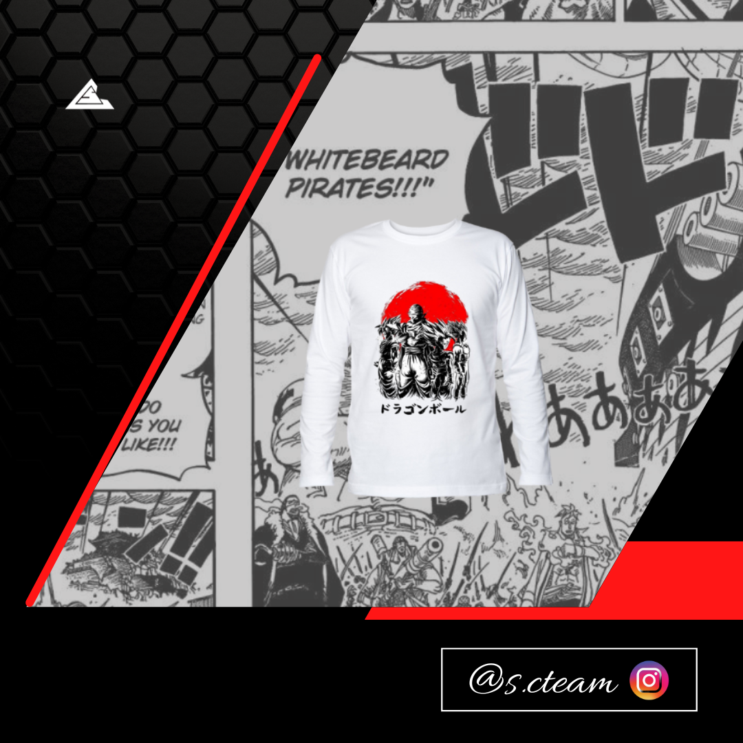 T-Shirt Manica Lunga Guerriera Z