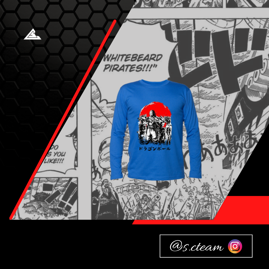 T-Shirt Manica Lunga Guerriera Z