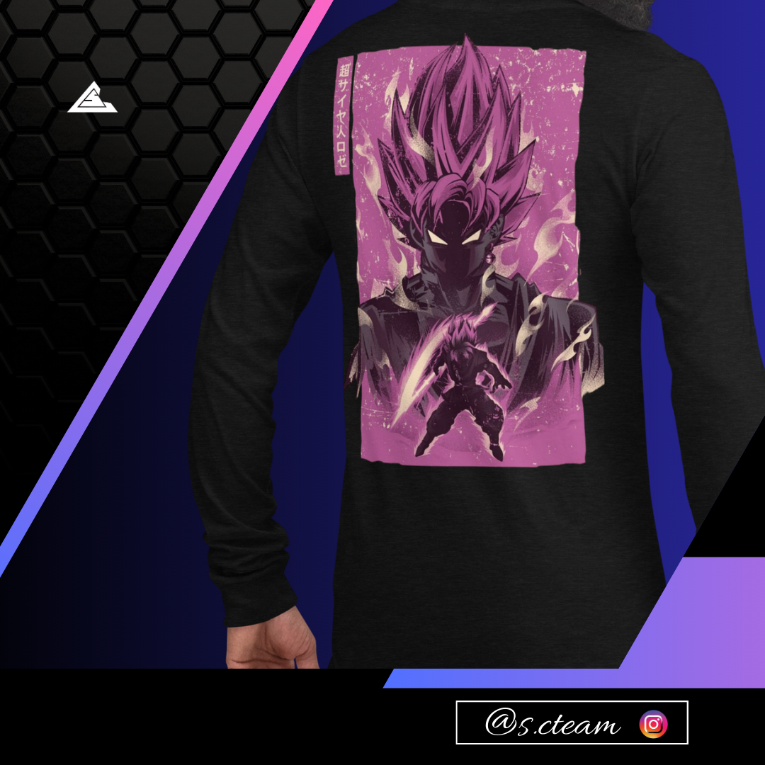 T-Shirt  manica lunga Black Goku