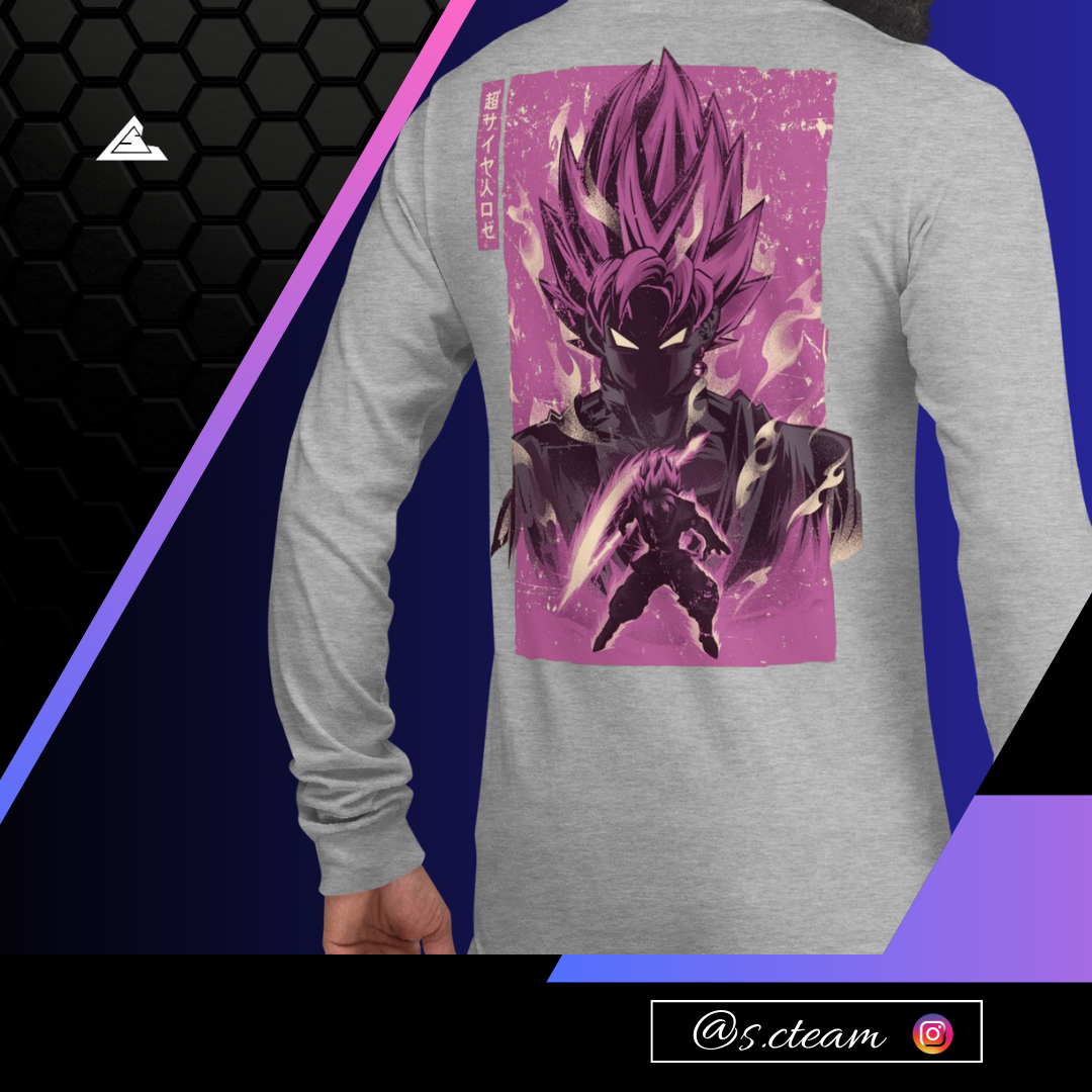 T-Shirt  manica lunga Black Goku