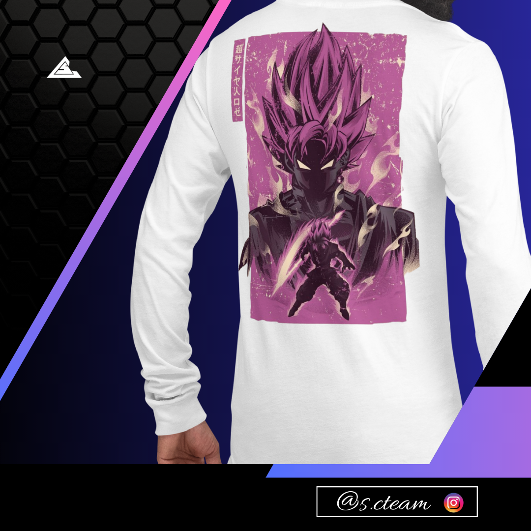 T-Shirt  manica lunga Black Goku