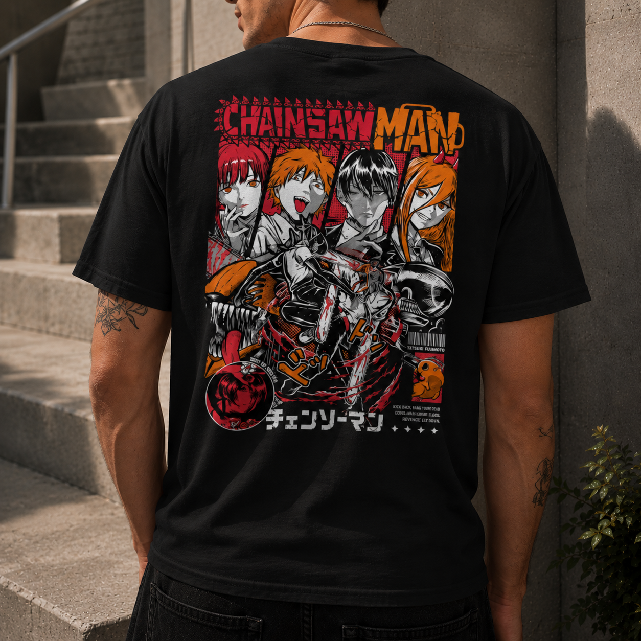 1-Chansaw Man T-shirt - Unisex Graphic Tee