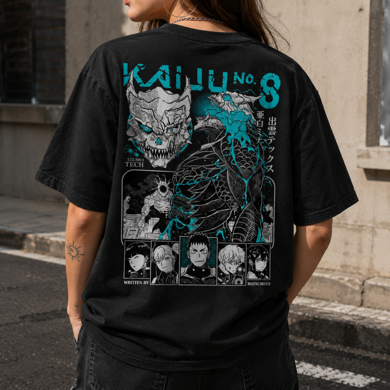1Monster Core T-shirt - Anime Kaiju no8